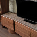 Set comodă TV ASTRA cu rafturi 3 uși 235 cm - Maroom