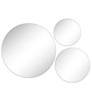 Set 3 buc Oglindă LAVA Diametru 75 - 45 - 35 cm - Maroom