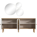 Comodă cu oglindă LAVA 4 uși 200 x 82 cm - Maroom