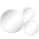 Set 3 buc Oglindă LAVA Diametru 75 - 45 - 35 cm - Maroom