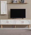 Set Comodă TV LAVA 1 raft 5 uși 200 cm - Maroom