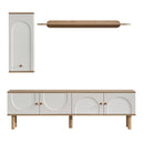 Set Comodă TV LAVA 1 raft 5 uși 200 cm - Maroom