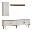 Set Comodă TV LAVA 1 raft 5 uși 200 cm - Maroom