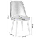 Scaun ASPEN-MR, Lemn masiv, Opțiuni culoare - Maroom