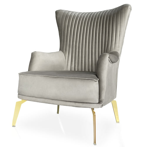 Fotoliu BUTTERFLY, material:Catifea,  picioarelor: Metal,