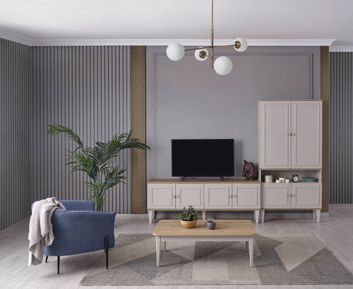 Comodă TV BRENNA 4 uși 180 cm - Maroom