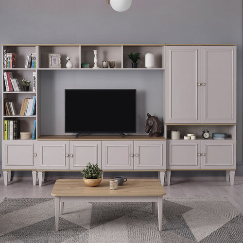 Raft de perete BRENNA 3 rafturi 180 cm - Maroom