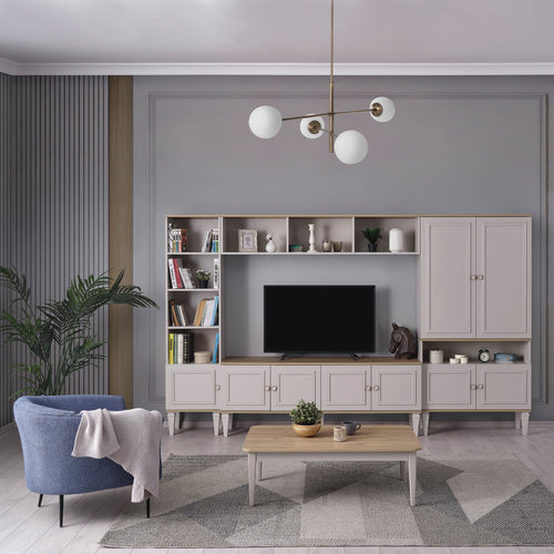 Comodă TV BRENNA 4 uși 180 cm - Maroom