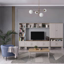 Bibliotecă BRENNA 4 rafturi 1 ușă 45 x 199 cm - Maroom