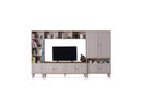 Set Comodă TV BRENNA 1 raft 5 uși 200 cm - Maroom