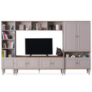 Bibliotecă BRENNA 4 rafturi 1 ușă 45 x 199 cm - Maroom