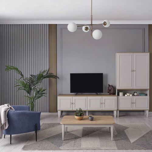 Comodă TV BRENNA 4 uși 180 cm - Maroom