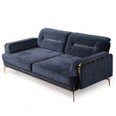 Canapea extensibilă 3 locuri PIANIST 227 cm, material:  țesătură , picioarelor;Metal, detalie extensibila