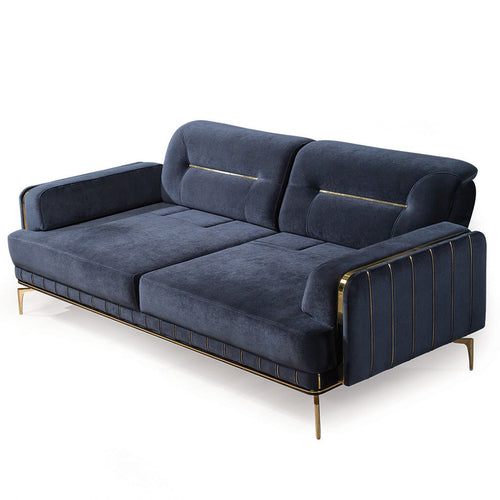 Canapea extensibilă 3 locuri PIANIST 227 cm, material:  țesătură , picioarelor;Metal, detalie extensibila