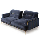 Canapea extensibilă 3 locuri PIANIST 227 cm, material:  țesătură, detalie extensibila