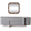 Comodă OTTO cu oglinda 2 uși 2 sertare 230 x 76 cm - Maroom