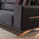 Canapea extensibilă OPERA 4 locuri 260 cm, Opțiuni culoare - Maroom