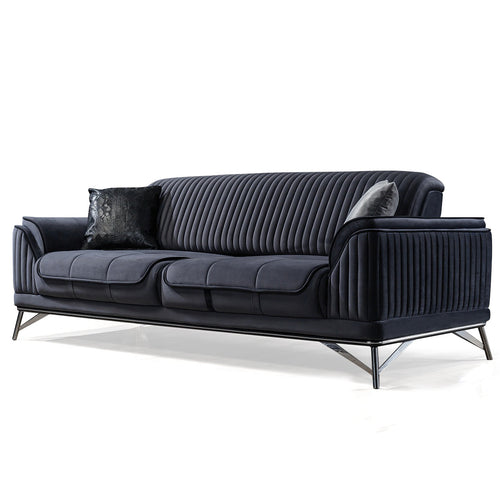 Canapea extensibilă 3 locuri MAGNUM 230 cm, material: Catifea, picioarelor: Metal