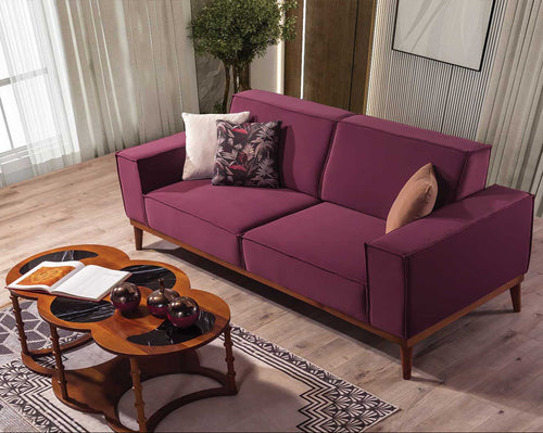 Canapea extensibilă MARION 230 cm, Lemn Masiv, Opțiuni culoare