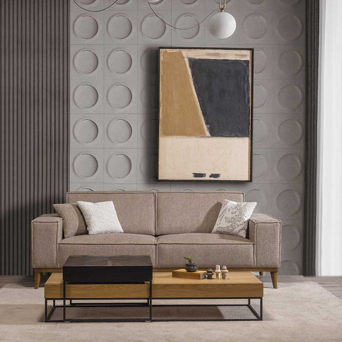 Canapea extensibilă MARION 230 cm, Lemn Masiv, Opțiuni culoare