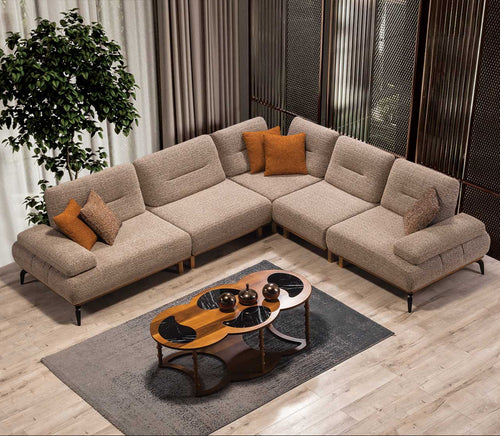 Colțar Extensibil META 3+2 locuri 334 x 270 cm, Opțiuni culoare