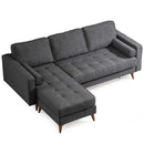 Colțar WOW 3+1 locuri cu șezlong 225 x 170 cm, Opțiuni culoare