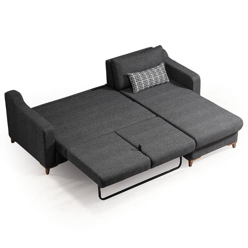 Colțar Extensibil 3+1 locuri cu șezlong JAVA 255 x 200 cm, Opțiuni culoare