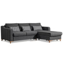 Colțar Extensibil 3+1 locuri cu șezlong JAVA 255 x 200 cm, Opțiuni culoare