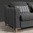 Colțar Extensibil 3+1 locuri cu șezlong JAVA 255 x 200 cm, Opțiuni culoare