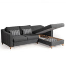 Colțar Extensibil 3+1 locuri cu șezlong JAVA 255 x 200 cm, Opțiuni culoare