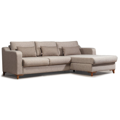 Colțar Extensibil 3+1 locuri cu șezlong JAVA 255 x 200 cm, Opțiuni culoare