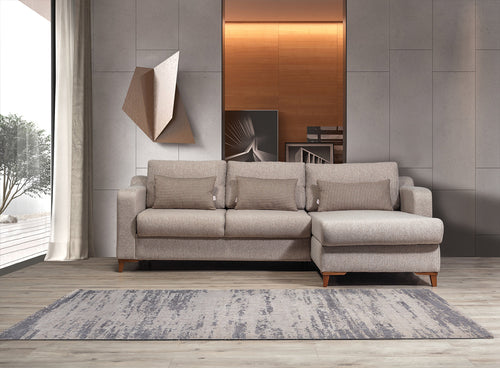 Colțar Extensibil 3+1 locuri cu șezlong JAVA 255 x 200 cm, Opțiuni culoare