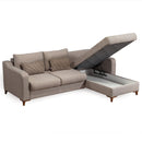 Colțar Extensibil 3+1 locuri cu șezlong JAVA 255 x 200 cm, Opțiuni culoare