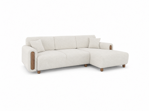 Colțar Extensibil cu depozitare 3+1 locuri OPTIMUS PERLA 240 x 140 cm, Opțiuni culoare 