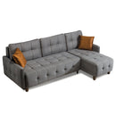 Colțar Extensibil 3+1 locuri cu șezlong NERA 240 x 145 cm - Maroom