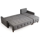 Colțar Extensibil 3+1 locuri cu șezlong NERA 240 x 145 cm - Maroom