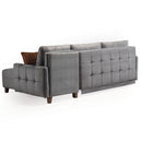 Colțar Extensibil 3+1 locuri cu șezlong NERA 240 x 145 cm - Maroom