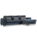 Colțar Extensibil 3+1 locuri cu șezlong VILLA 265 x 200 cm, Opțiuni culoare