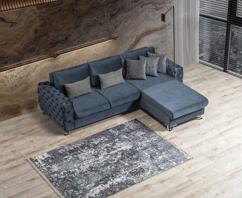 Colțar Extensibil 3+1 locuri cu șezlong VILLA 265 x 200 cm, Opțiuni culoare