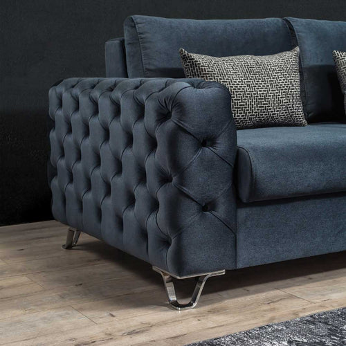 Colțar Extensibil 3+1 locuri cu șezlong VILLA 265 x 200 cm, Opțiuni culoare