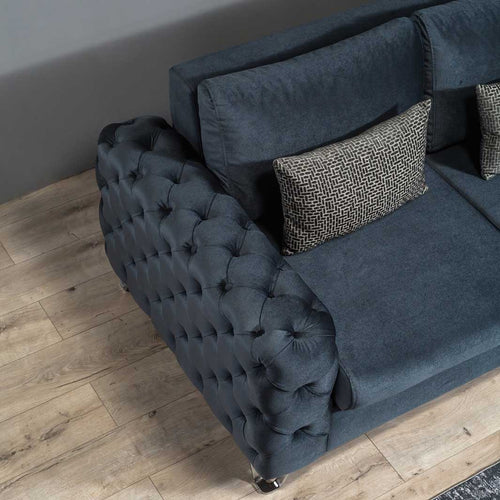 Colțar Extensibil 3+1 locuri cu șezlong VILLA 265 x 200 cm, Opțiuni culoare