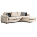 Colțar Extensibil 3+1 locuri cu șezlong VILLA 265 x 200 cm, Opțiuni culoare