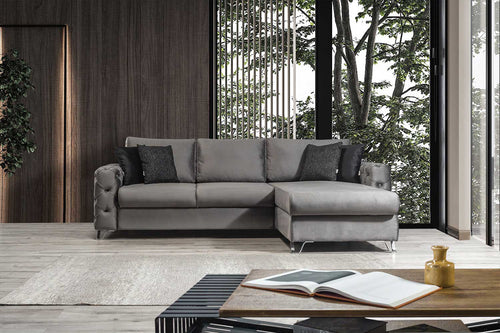 Colțar Extensibil 3+1 locuri cu șezlong VILLA 265 x 200 cm, Opțiuni culoare