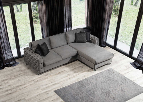 Colțar Extensibil 3+1 locuri cu șezlong VILLA 265 x 200 cm, Opțiuni culoare