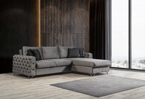 Colțar Extensibil 3+1 locuri cu șezlong VILLA 265 x 200 cm, Opțiuni culoare