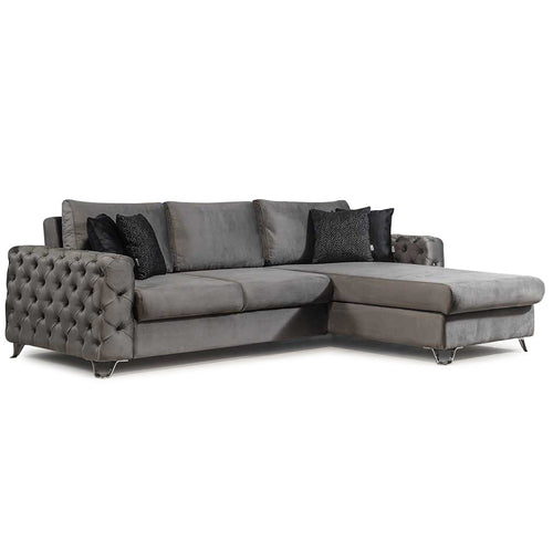 Colțar Extensibil 3+1 locuri cu șezlong VILLA 265 x 200 cm, Opțiuni culoare