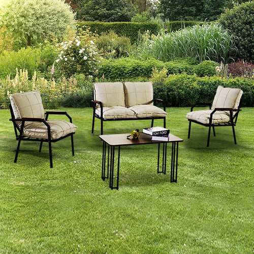 Canapea de grădină 2 locuri SIESTA cu perne, Opțiuni culoare