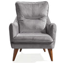 Fotoliu extensibilă GALAXY , Tip material:&nbsp;Catifea exclusivă, Tipul picioarelor: Lemn  , din fata