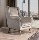 Fotoliu MAGNUM 82 cm, material: Catifea, picioarelor: Metal sau lemn