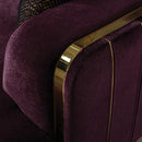 Canapea extensibilă 3 locuri PIANIST 227 cm, material:  țesătură , picioarelor;Metal, detalie